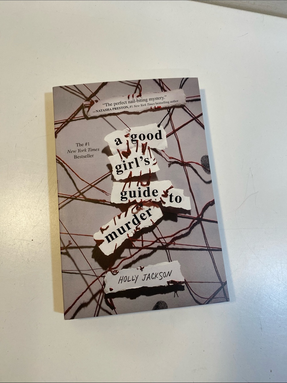 A Good Girl's Guide to Murder by Holly Jackson - Taupe & Red Paperback